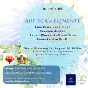 Ruf der 4 Elemente - eine reise NACH INNEN